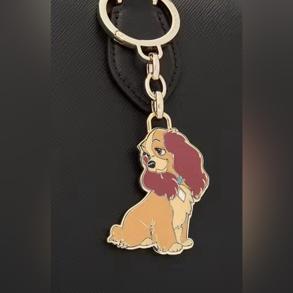 NWT Disney X Kate Spade New York Lady And The Tramp Keychain - Picture 3 of 3